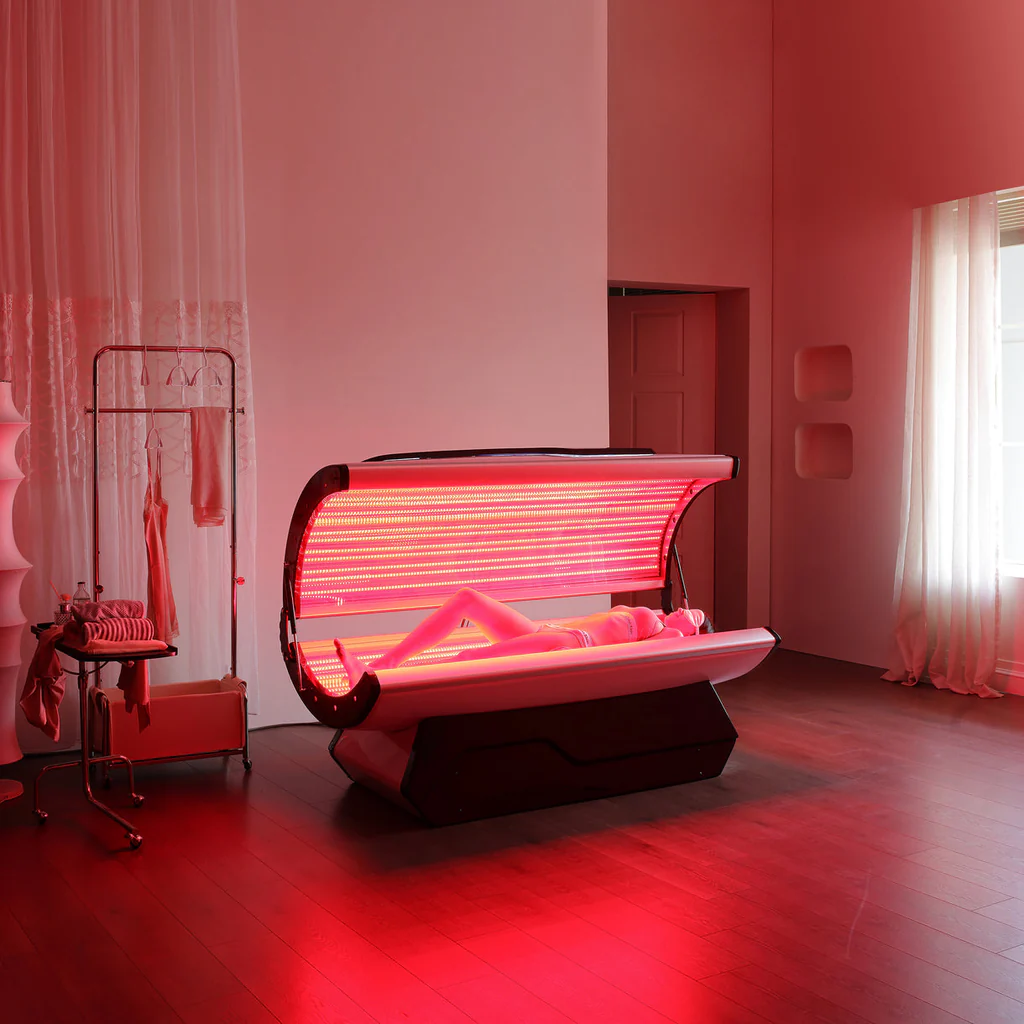 BioX Light Therapy Steam Wet Sauna View