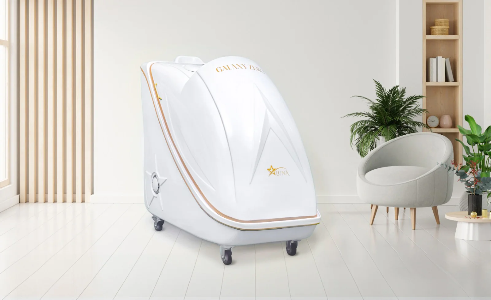 Luna Light Therapy Sauna View