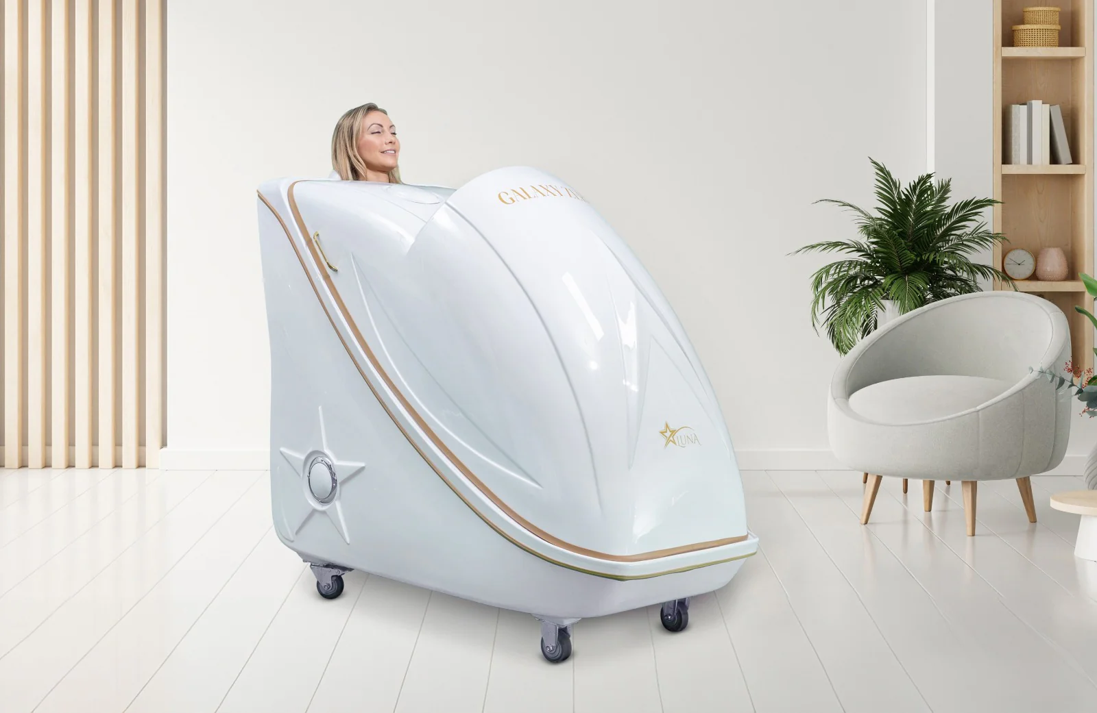 Luna Light Therapy Sauna View