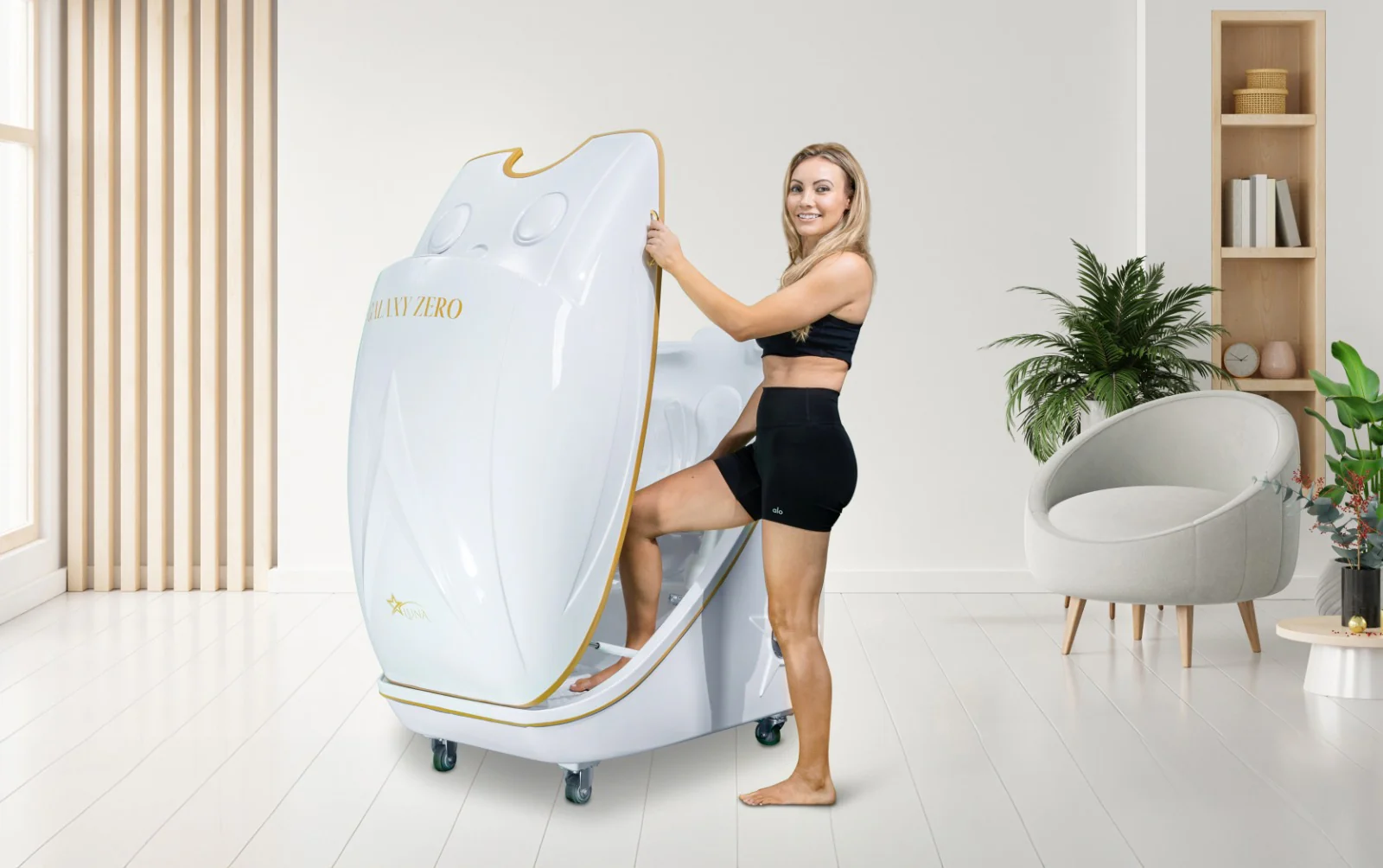 Luna Light Therapy Sauna View