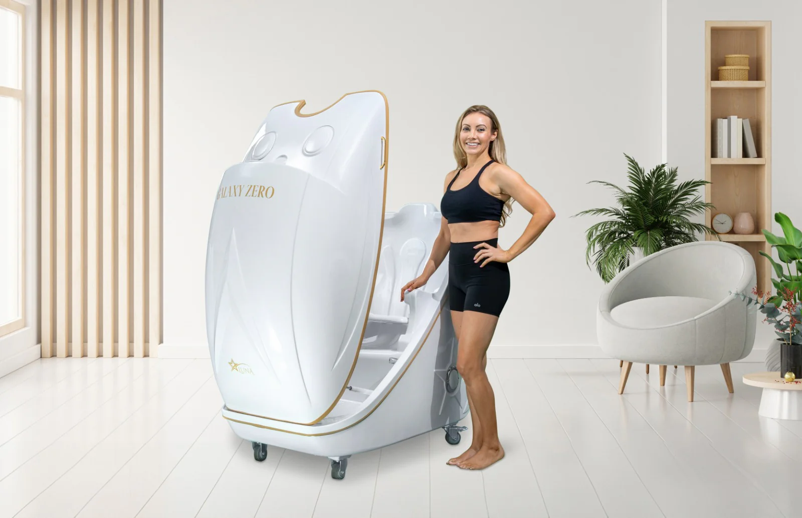 Luna Light Therapy Sauna View