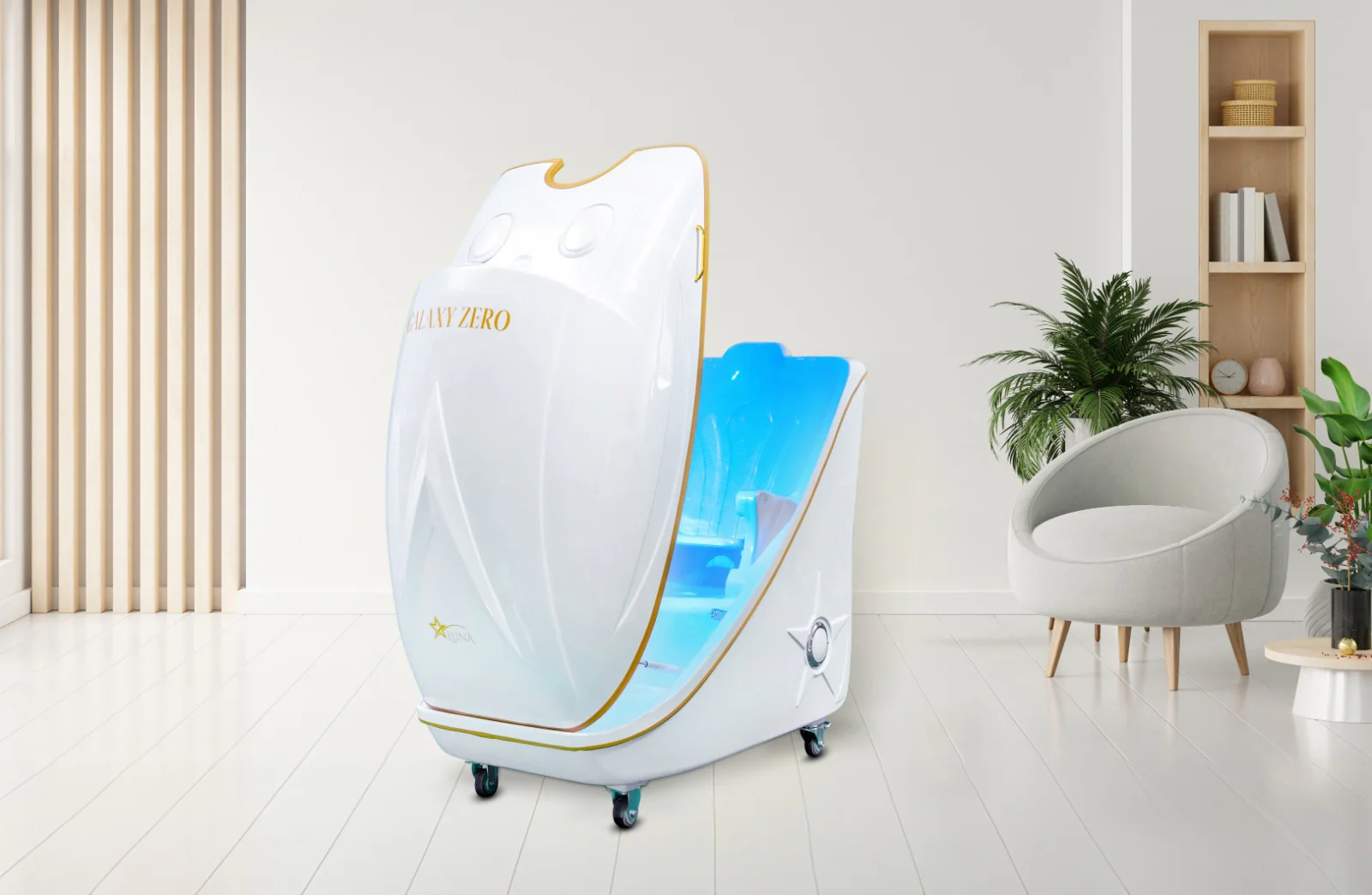 Luna Light Therapy Sauna View