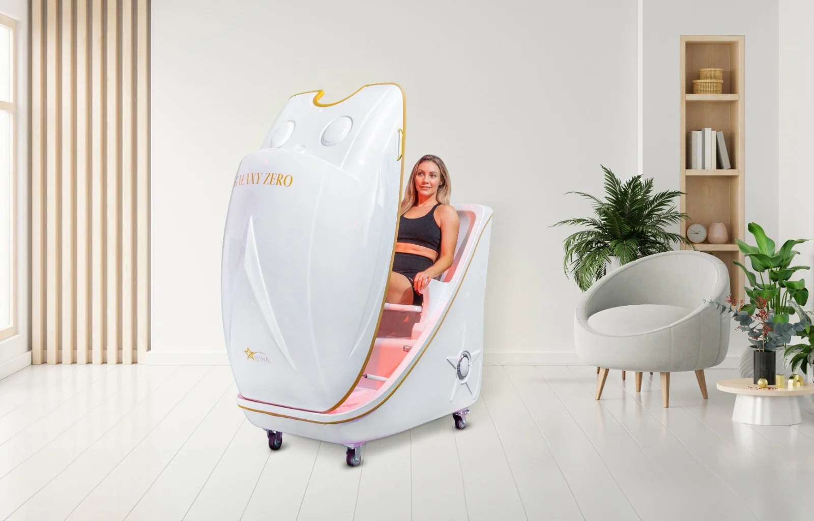 Luna Light Therapy Sauna View