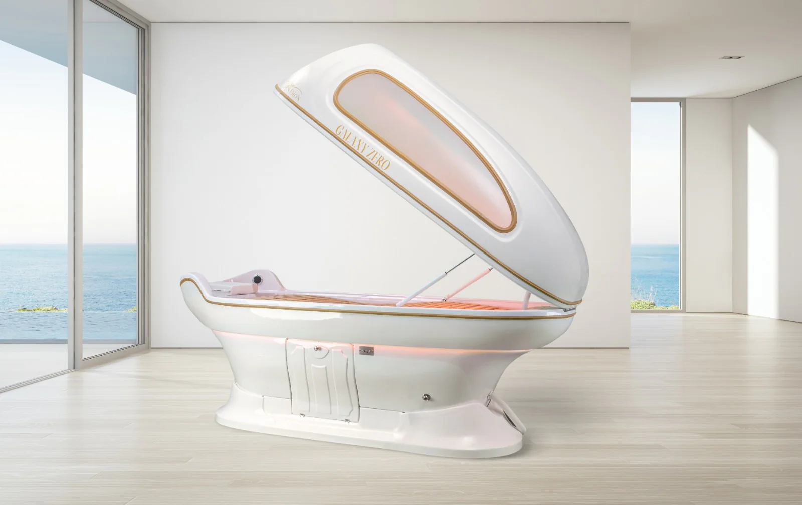 BioX Light Therapy Steam Wet Sauna View