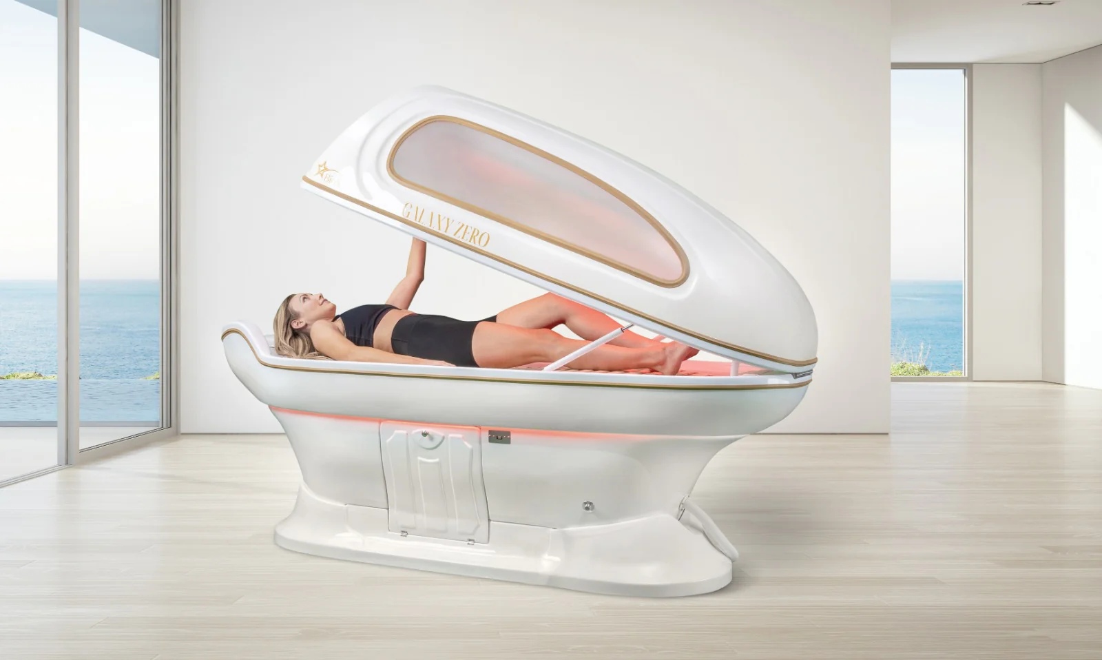 BioX Light Therapy Steam Wet Sauna View