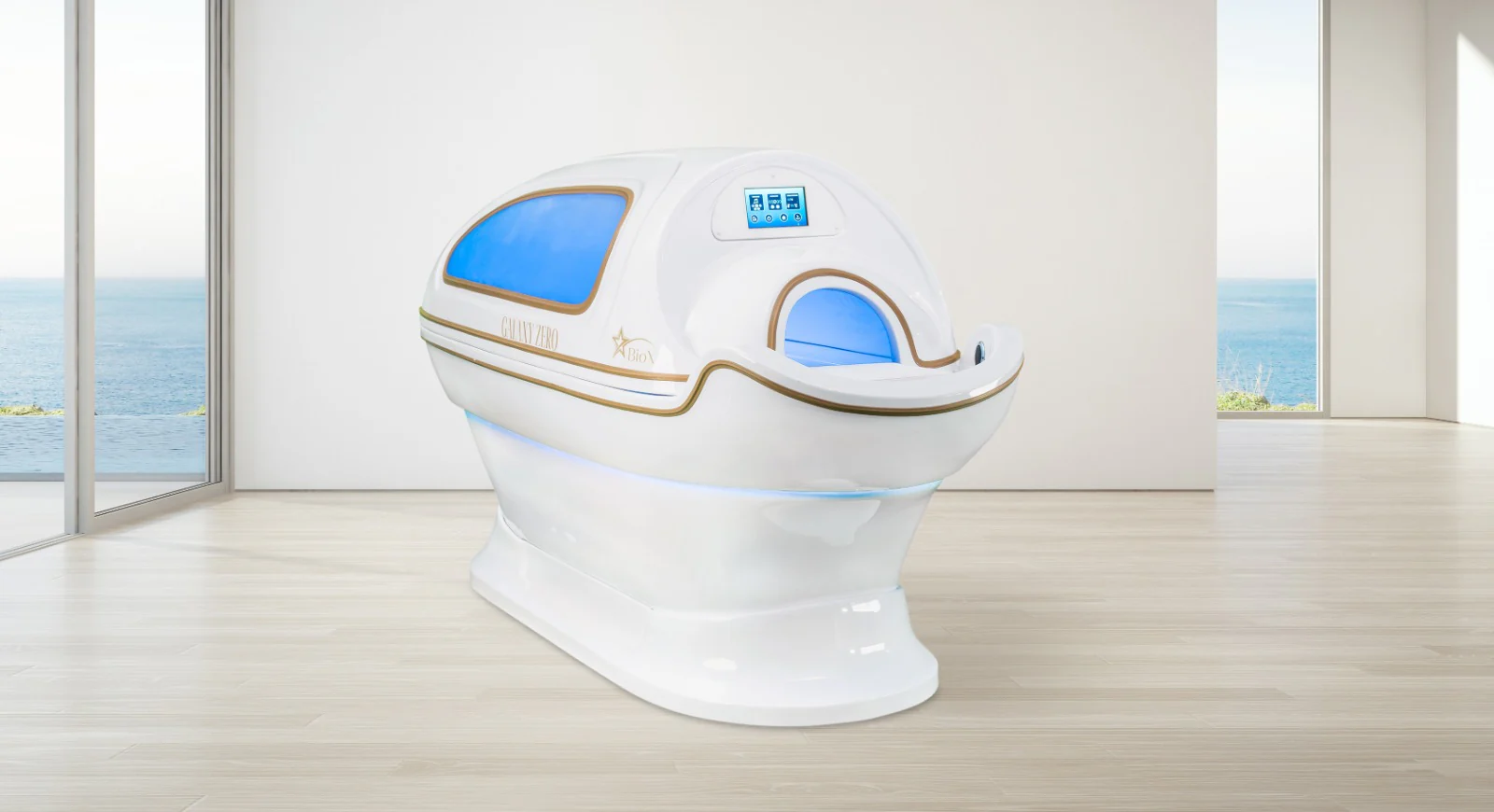 BioX Light Therapy Steam Wet Sauna View